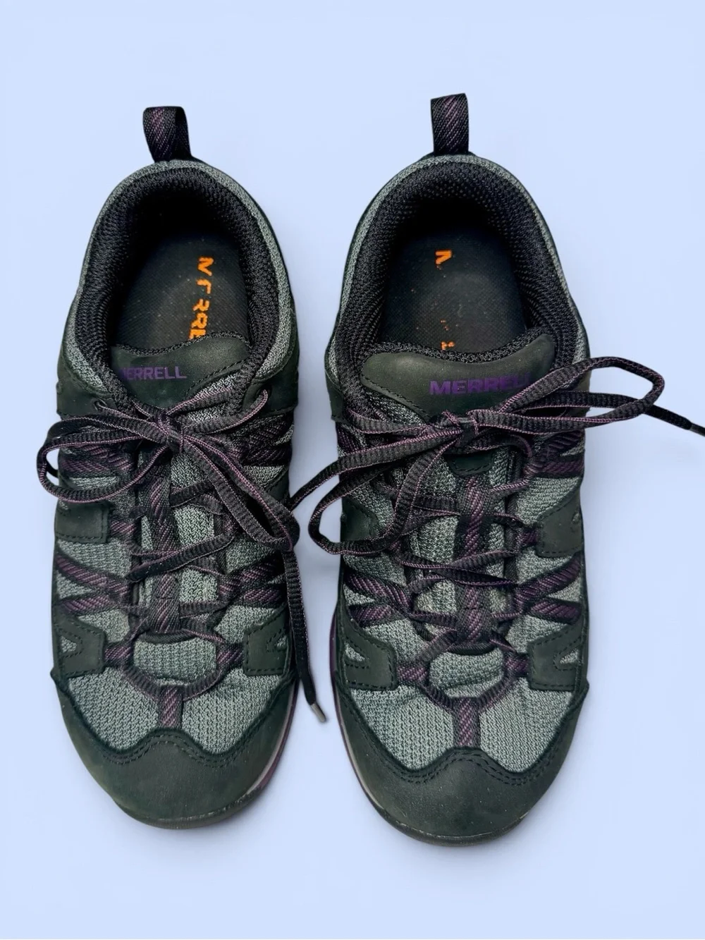 Merrell Siren Sport 3 Women’s 6.5 Black/Blackberry Vibram Trail Sneaker Gore-Tex
